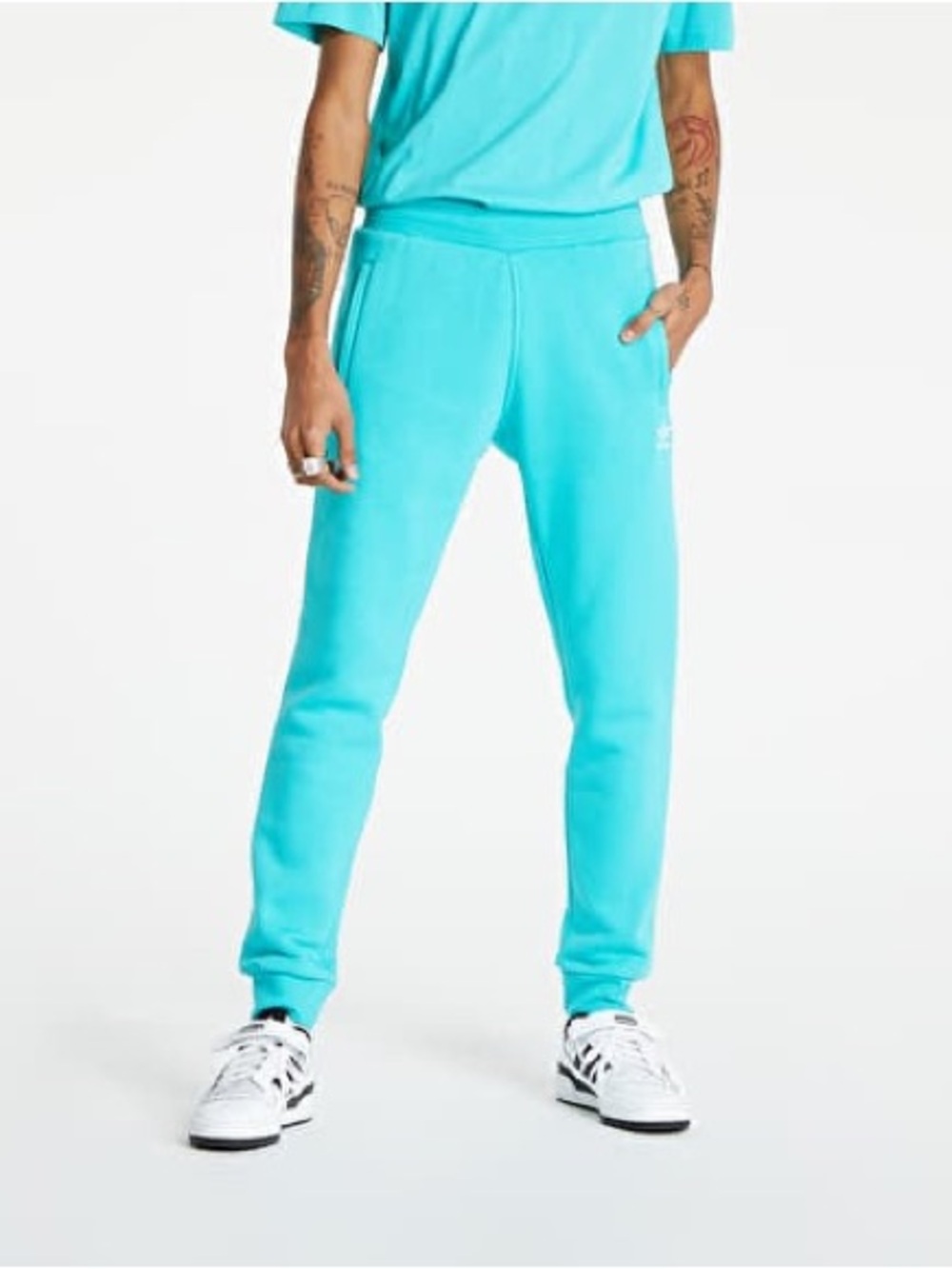 Adidas fleece sweatpants embroidered logo